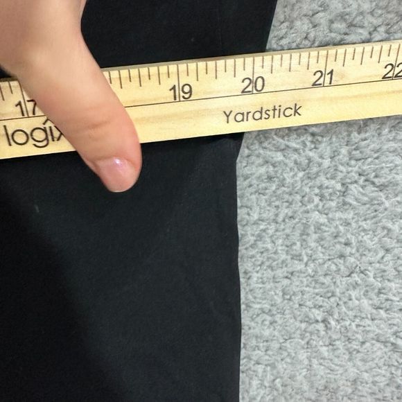 Nike womens shirt large black polo short sleeve swoosh dri fit athletic golf - Picture 4 of 6